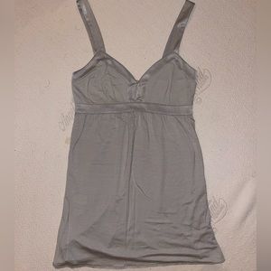 XS EXPRESS gray/silver babydoll flowy tank
